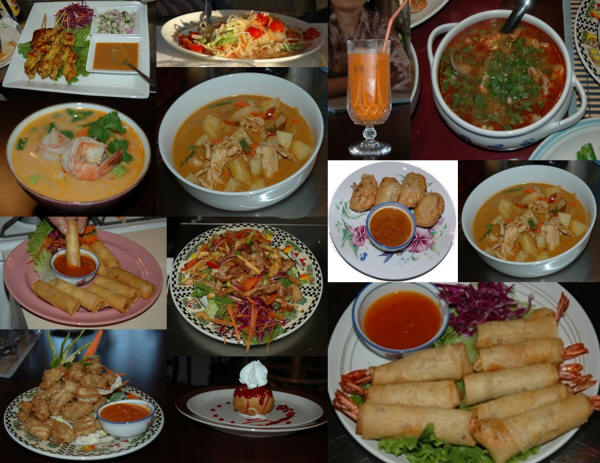collage dishes