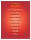 NYC class menu