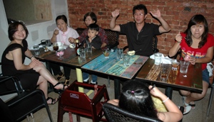 famil;y enjoying LT